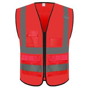 बहु-रंग अनुकूलन योग्य थोक साथ ही बाहरी सुरक्षा बनियान निर्माण सुरक्षा बनियान - Product Image 2