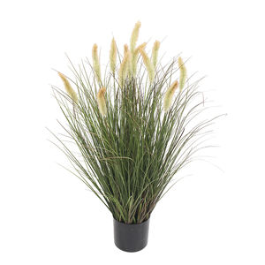 JWP426 Artificielle Oignon Reedgrass Pot Usine Directe Décoration de La Maison Vert Bush Plantes - Product Image 1