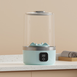 Machine à Laver <span class=keywords><strong>le</strong></span> <span class=keywords><strong>Linge</strong></span> Pliable Semi-Automatique Rechargeable USB à Chargement par <span class=keywords><strong>le</strong></span> Haut Mini Portable en Plastique pour Sous-vêtements <2.0kg Capacité - Product Image 5