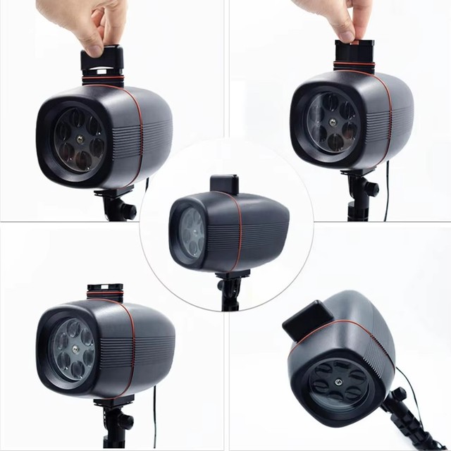LED Halloween Projection Lamp Easter Holiday Outdoor Decoration Christmas Animation Projector Room Decor Window Wonderland