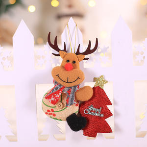 Natale casa Hotel peluche Santa Claus bambola che abbraccia il Design festivo finestra decorazione tessuto per vacanza Diwali Ramadan - Product Image 5