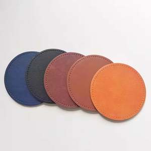 Posavasos de Cuero PU de Lujo para Restaurante, Regalos Promocionales para Hoteles, Grabado Personalizado con Logotipo, Posavasos al por Mayor - Product Image 5