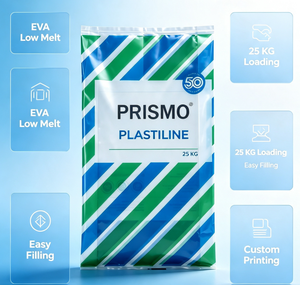 Bolsa de Válvula <span class=keywords><strong>PRISMO</strong></span> de EVA de 25 kg, Resistente a Bajas Temperaturas, para Envasado Industrial de Materia Prima Química de Caucho, Llenado Automático - Product Image 3