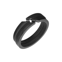 Bagues d'usure en tissu de résine phénolique à coupe à 45 degrés, bandes de guidage pour vérins hydrauliques, pour le support de bagues de roulement de piston robustes