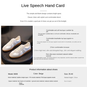 Sneakers Unisex Stile GAT Personalizzate OEM ODM, Scarpe Casual Basse in Pelle Bianca e Camoscio, Suola in Gomma, Sneaker Retrò alla Moda - Product Image 3