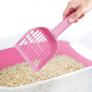 La mejor cuchara para arena para gatos administrada por fábrica con mango de gancho, cuchara para mascotas Kitty de plástico moldeado por inyección - Product Image 2