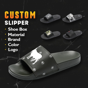 2025 Style Designer hommes sandales personnalisé été diapositives imprimé Logo mode tendance marque privée pour pantoufles EVA semelle intérieure matériel - Product Image 1