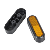 Aksesori Skuter Listrik Cangkang Reflektif untuk Xiaomi Mi5 Penutup Dekoratif Pengaman Roda Belakang Eksklusif Bagian Lampu Peringatan Kuning