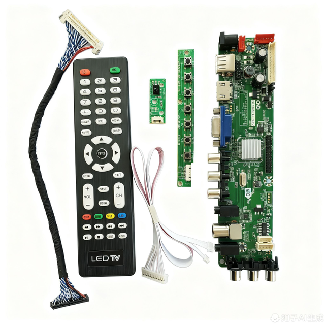 Custom Motherboard Universal TV Mainboard HDV56R-AS TV Board Assembly Smart Led Tv Pcb Board
