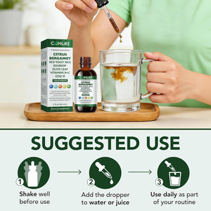 Extracto Herbal Líquido <span class=keywords><strong>de</strong></span> Guanábana Pura y Bergamota Cítrica OEM con Vitamina, 60 ml, <span class=keywords><strong>para</strong></span> Apoyo Inmunológico - Grado Alimenticio - Product Image 3