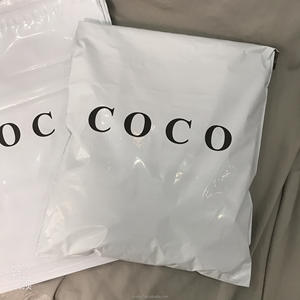 Sobre Postal de Polímero Negro Ecológico de Diseño Personalizado, Bolsa de Correo para Ropa - Product Image 4