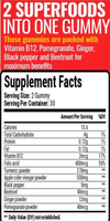 Supplément à base de plantes 2-en-1 Clean Detox Support Digestif Mince Graisse Perte De Poids Boost Énergie Vinaigre De Cidre De Pomme Curcuma Gummies