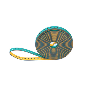 Banda Transportadora Circular Grande Perforada, Banda Textil Verde/Amarilla con Base de Nailon - Product Image 5