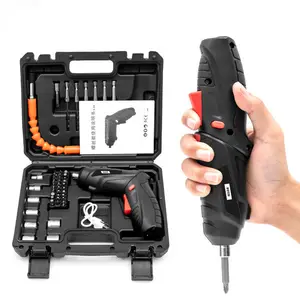 3.6v screwdriver USB rechargeable lithium battery screwdriver electric screw plastic box set