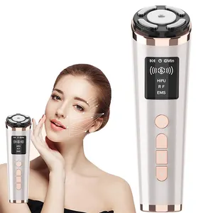 Đa chức năng RF & EMS & LED Home Beauty thiết bị mặt cổ nâng làm săn chắc chống lão hóa EMS Tần số vô tuyến mặt Nâng máy