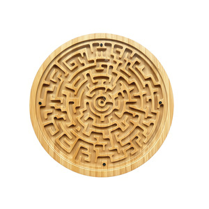 Nuovo Gioco del Labirinto <span class=keywords><strong>in</strong></span> Legno Rompicapo Divertente per lo Sviluppo dell'Intelligenza Labirinto <span class=keywords><strong>in</strong></span> Legno Massiccio per Età 7-14 Anni Scatola Bianca - Product Image 6