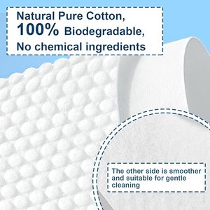 Salviette Viso <span class=keywords><strong>Monouso</strong></span> OEM 100% <span class=keywords><strong>Biodegradabili</strong></span> in Tessuto Non Tessuto per Pelli Sensibili, Super Morbide, Struccanti e Lavabili - Product Image 2