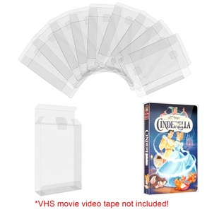 Kotak Penyimpanan Kaset PET Transparan, Pelindung, Penutup Debu untuk Wadah Plastik <span class=keywords><strong>VHS</strong></span> - Product Image 2