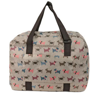 Low MOQ <b>travel</b> <b>bag</b> polyester duffel <b>bag</b> with embroidery personalized compact Boston <b>bag</b> - Product Image 3