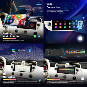 Autoradio Android Hikity per <span class=keywords><strong>Fiat</strong></span> 500 2007-2015 da 6,86'' Stereo per Auto 2+64G Carplay Wireless/Android Auto/GPS/WiFi Vendita all'Ingrosso - Product Image 2