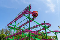 Manège familial rotatif en forme de souris, mini-roller coaster pour enfants et adultes, parc d'attractions