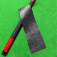 Pembungkus Pegangan Tongkat Biliar Kulit Hitam Berkualitas Premium Tahan Aus untuk Aksesoris Snooker & Biliar