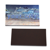 Mexique Italie Cancun Souvenir Aluminium Personnaliser Forme Taille Feuille Souvenir Réfrigérateur Aimant
