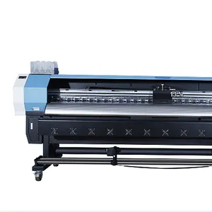 YF-3200D สิ่งแวดล้อมล็อตเตอร์3.2เมตรเครื่องพิมพ์หน้าจอน้ำยางใช้หมึกยางสำหรับผ้ายืดแผ่น Foto รุ่นใช้ DX5หัว