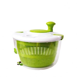 Essoreuse à salade 5L en plastique écologique avec bol et passoire pour légumes, fruits et préparation de salades - Product Image 3