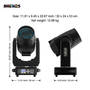 SHEHDS doppio prisma Sharpy fascio 311W 14R eventi di concerti di scena testa mobile punto luce - Product Image 6