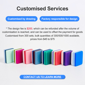 Nuove Tessere Personalizzate per Mahjong Americano in Plastica a Quattro Strati con Design Moderno e Lussuoso, Carte da Gioco per Intrattenimento - Product Image 5