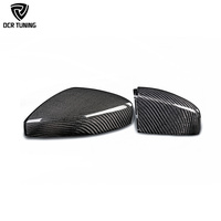 Cubierta de Espejo Retrovisor de Fibra de Carbono Real para Volkswagen VW POLO 2014-2018, Carcasa de Reemplazo para Espejo Lateral de Coche