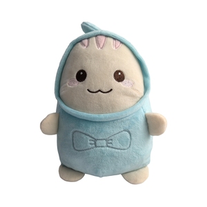 Animal en peluche dinosaure bleu ciel, coussin chauffant en peluche micro-ondable pour crampes, soulagement du stress de la douleur, coucher des femmes et des enfants - Product Image 1