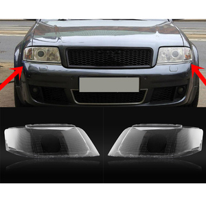 Cubierta frontal para faros delanteros de coche <span class=keywords><strong>Audi</strong></span>, carcasa transparente para lámparas de automóvil <span class=keywords><strong>Audi</strong></span> <span class=keywords><strong>A6</strong></span> C5 1999 <span class=keywords><strong>2000</strong></span> 2001 2002 - Product Image 1
