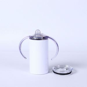 AGH Usa Warehouse Gobelet blanc à sublimation 20oz bord en acier inoxydable fond plat mince droit à sublimation avec couvercle - Product Image 4