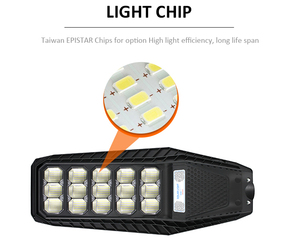 24V DC 고휘도 <span class=keywords><strong>LED</strong></span> 정원 태양 광 가로등 800W-1500W 전원 범위 IP65 배터리 전원 한국 - Product Image 2
