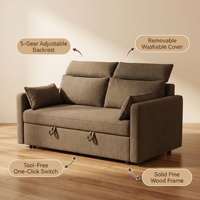 Sofá Cama Convertible Moderno Plegable Directo de Fábrica para Apartamentos Pequeños, Salas de Estar y Dormitorios