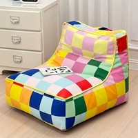 74X62X50CM Mosaïque Treillis Paresseux Canapé Chaise Longue Petit Appartement Chaise Simple Chambre Salon Loisirs Créatifs