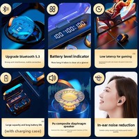 Écouteurs sans fil Bluetooth M10 en gros, nouveau modèle 2026, son de haute qualité, affichage numérique, contrôle vocal intra-auriculaire