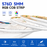 Bande LED COB RGB Flexible 576 LED pour Éclairage Ambiant de Bar, Pub et Jeux – Facile à Installer – Vente en Gros