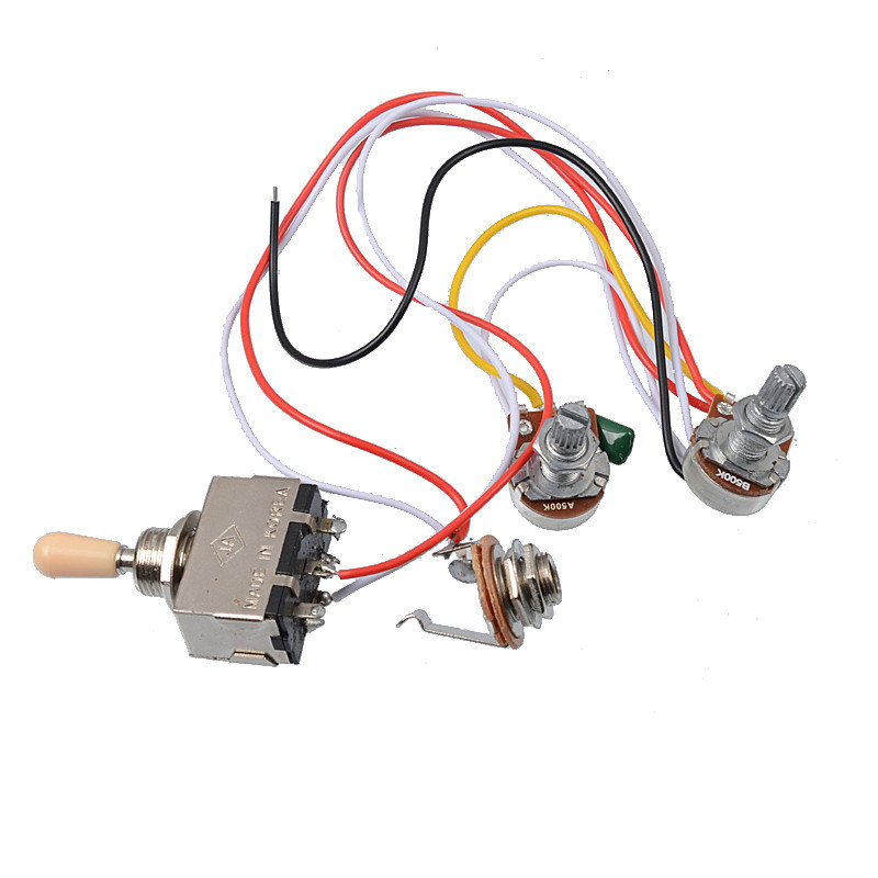 Electric Guitar Wiring Harness - 3 Way Toggle Switch