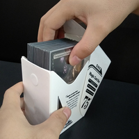 Boîte de rangement pour cartes de jeu YuGiOn, boîte de rangement pour cartes à collectionner, jeux de société, plastique de haute qualité, personnalisable, OEM, matériaux recyclés, fermeture auto-verrouillante