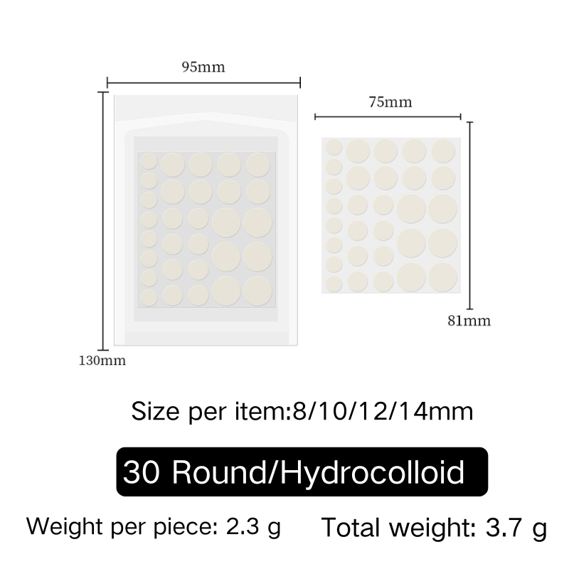 Transparent(30 Patches Right angle)