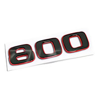 Emblème DOS BITURBO 800 pour B Rabus Merce-des-Benz Biturbo Coupé Cabriolet, autocollant de logo de voiture pour accessoires extérieurs automobiles