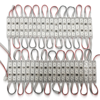Module LED RGBIC 3LED 3030 1.2W DC12V, moulé par injection, adressable, 160 °    Éclairage LED étanche à point de rupture de faisceau pour signalétique
