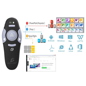 รีโมทควบคุมการนำเสนอ ELE-GATE USB พร้อมเลเซอร์พอยเตอร์ ระยะ 30 เมตร สำหรับการนำเสนอ - Product Image 4