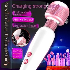 Electric 10 Speed Gun Machine Massage Strong Shock <b>Vibration</b> AV Rod Adult Female Masturbation Body Supplies Play Tools Sex - Product Image 3