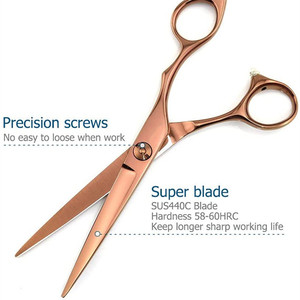 Ciseaux à cheveux Inoue Kagami Antique Bronze 6,0 pouces pour la coiffure, pour droitiers, tête droite - Product Image 3