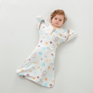 <span class=keywords><strong>Gigoteuse</strong></span> pour bébé en pur coton épais, anti-sursaut, à température constante, motif Ananas Pudding, modèle Standard, pour nouveau-né, sécurité garantie - Product Image 1