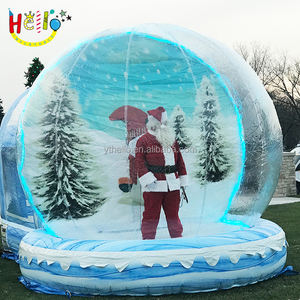 Прозрачная надувная Рождественская палатка снежный шар Аренда - Product Image 4
